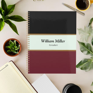 Moderne minimaliste rayures de marron noir
