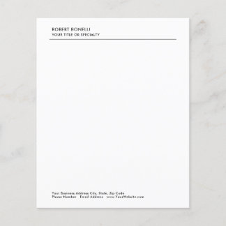 Moderne minimaliste simple entreprise