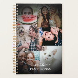 Moderne Monogramme 6 Photo Planneur noir