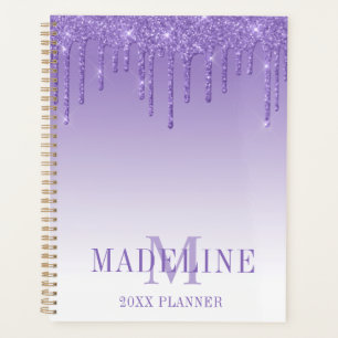 Moderne Monogramme Pailleté Violet de Mode