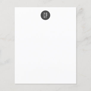 Moderne Monogramme Professionnel Plat Initiales si