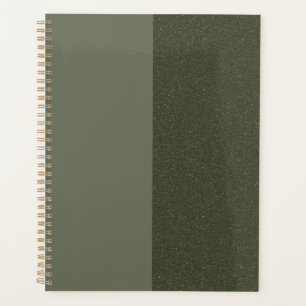 Moderne Moss Green double texture Planificateur he
