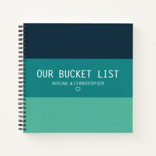 Moderne Notre Liste de Bucket Journal Couple Keeps