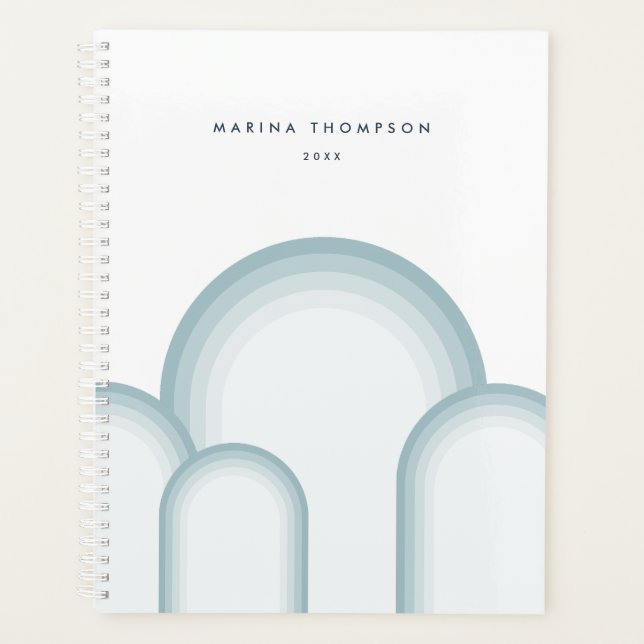 Moderne Pastel Sage Green Retro Vintage (Devant)