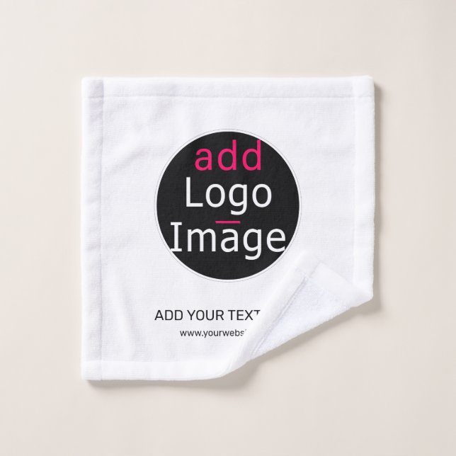 Moderne Professionnel Personnalisable Entreprise B (Gant de toilette)