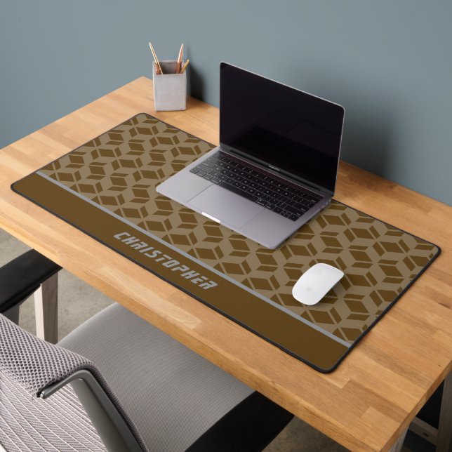 Moderne Répétition Motif Gris (Bureau 2)