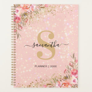 Moderne Rose Gold Floral 2026