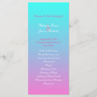 moderne rose printanier turquoise ombre programme 