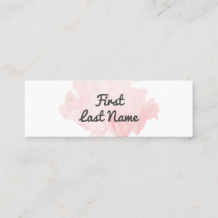 Moderne rougissent le carte de visite PalePink de