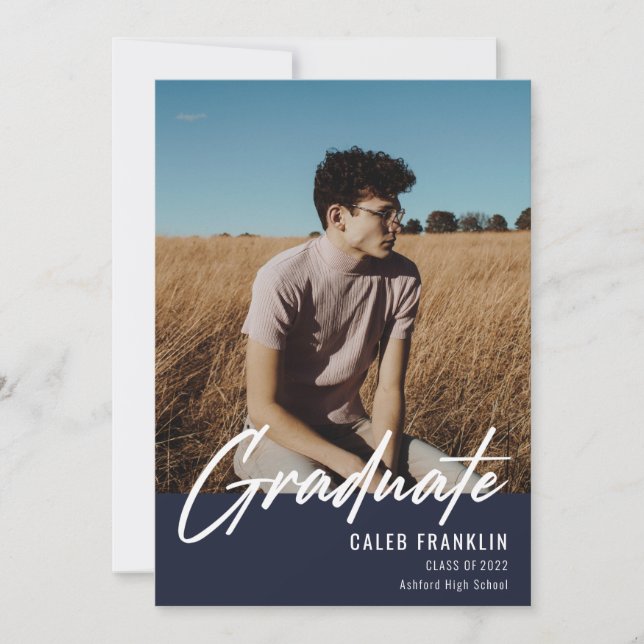 Moderne Script Classe supérieure de la photo Gradu (Devant)