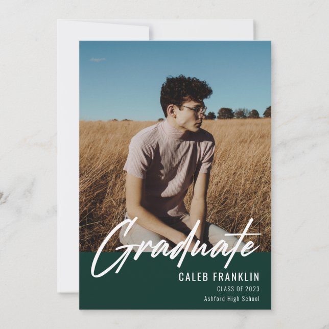 Moderne Script Classe supérieure de la photo Gradu (Devant)