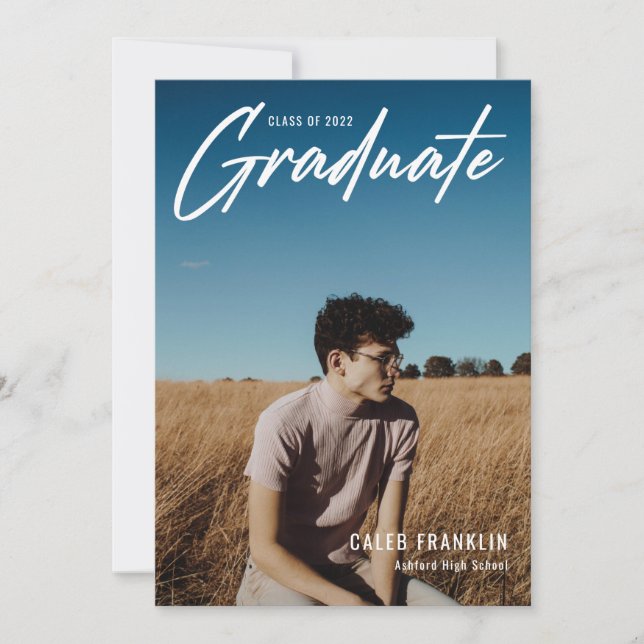 Moderne Script Classe supérieure de la photo Gradu (Devant)