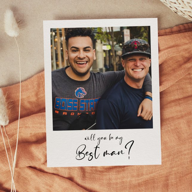 Moderne Seras-tu mon meilleur carte photo (Créateur téléchargé)