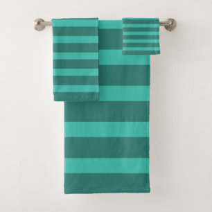 Moderne Simple 2 Tone Stripe Géométrique Forêt Ver