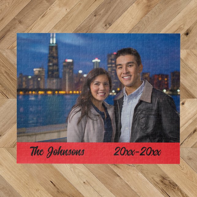 Moderne Simple Anniversaire Photo Puzzle (Créateur téléchargé)