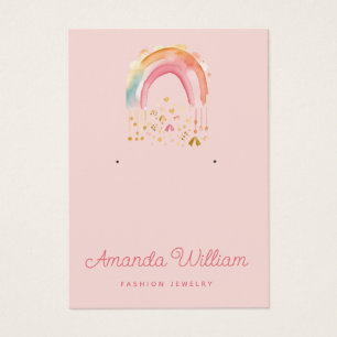 Moderne simple bijoux Arc-en-ciel Écouter Carte d'
