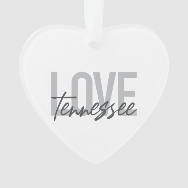 Moderne, simple, chic, design urbain Love Tennesse (devant)