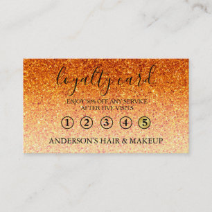 Moderne Simple élégante typographie Carte de fidél