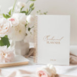 Moderne simple élégante Wedding planner de la serv<br><div class="desc">Conçu pour coordonner avec pour la collection de Faire-part de mariage "Chloe". Pour modifier les détails, cliquez sur "Détails". Pour déplacer le texte ou modifier la taille, la police ou la couleur, cliquez sur "Modifier à l'aide de l'outil de conception". Afficher le lien de collection sur cette page pour voir...</div>