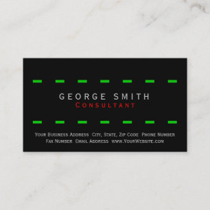 Moderne Simple et élégant Carte de visite consulta