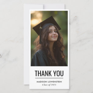 Moderne simple Merci diplômé