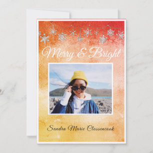 Moderne Simple Mini Métal Rouge Orange