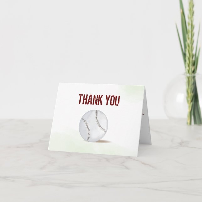 Moderne Simple Minimaliste Baseball Merci (Devant)