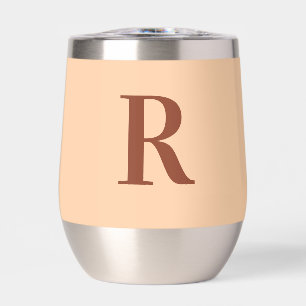 Moderne Simple Monogramme Beige
