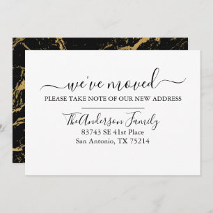 Moderne simple Nous avons déménagé Faire-part mobi