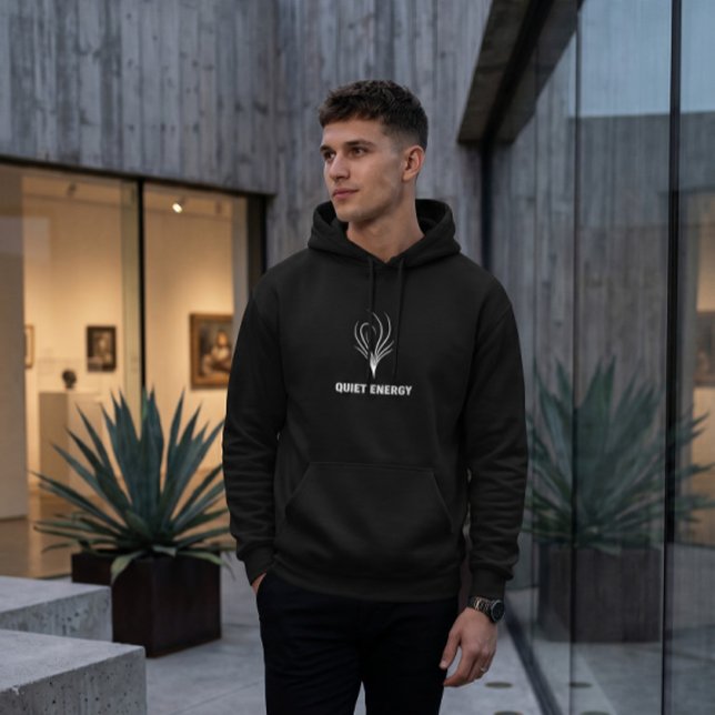 Moderne sweat à capuche noir graphique personnalis (Créateur téléchargé)