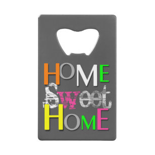 Moderne tendance Colorful Home Sweet Home