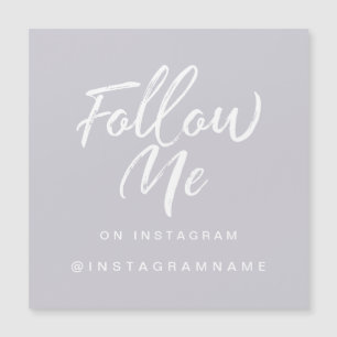 Moderne tendance Violet médias sociaux Suivez-moi 