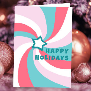 Moderne Tourbillon JOYEUX NOËL Étoile Carte de Noë