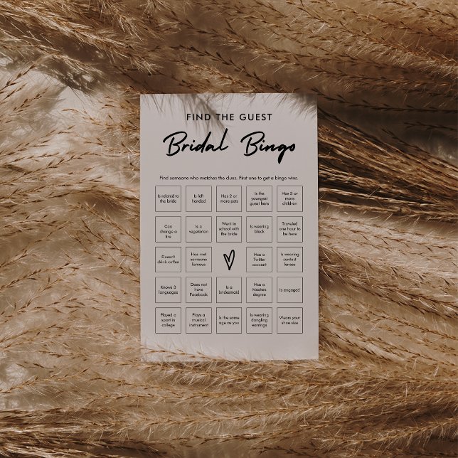 Moderne Trouvez la Fête des mariées invité Jeu de  (Créateur téléchargé)