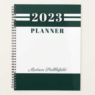 Moderne Vert Blanc Personnalisé Personnalisé 2024