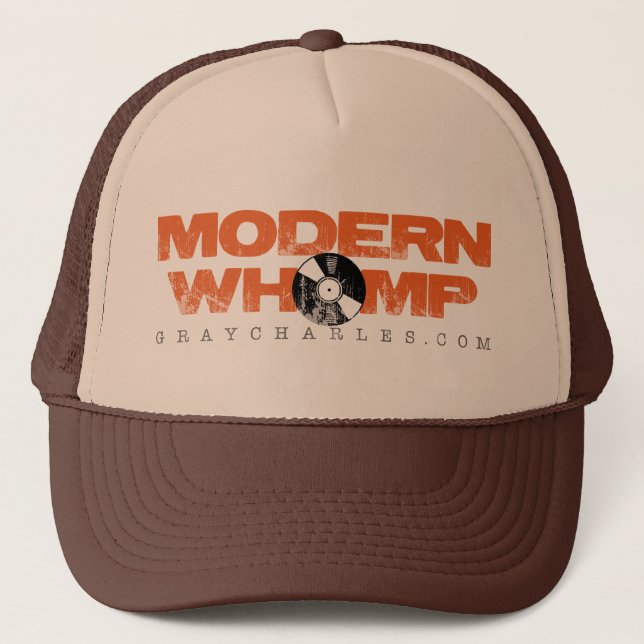 Moderne Whomp - le casquette Brown de camionneur (Devant)