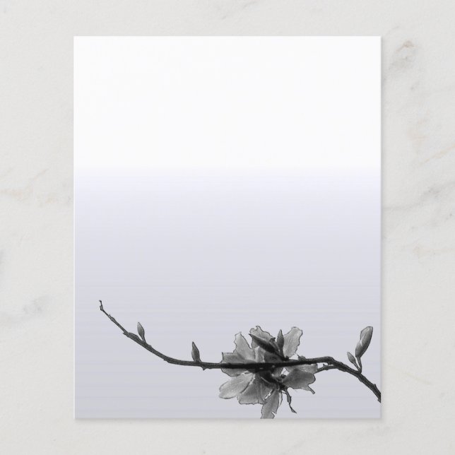 Moderne Zen Spring/ Black&White Floral Business (Devant)