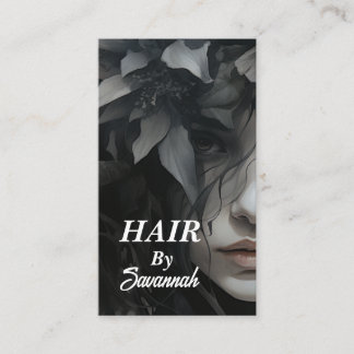ModernHair Stylist QR Code Cartes de visite