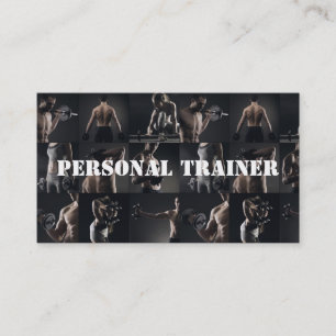 ModernPersonal Trainer Fitness Carte de visite spo