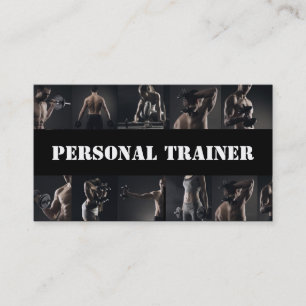 ModernPersonal Trainer Fitness Carte de visite spo