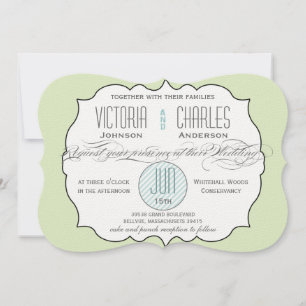 ModernTypographie Invitations de mariage