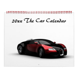 Modifiable 20xx Le calendrier automobile