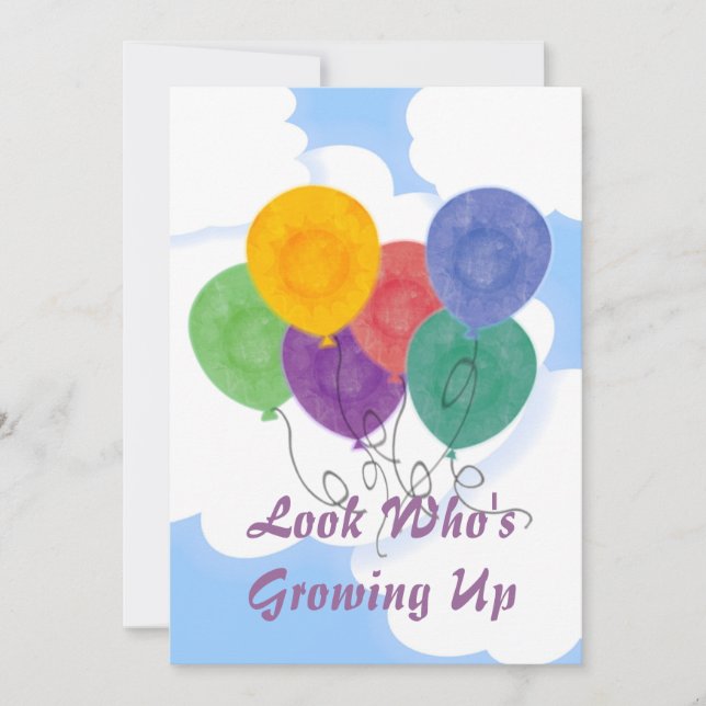 Modifier l'âge Invitation de fête d'anniversaire (Devant)