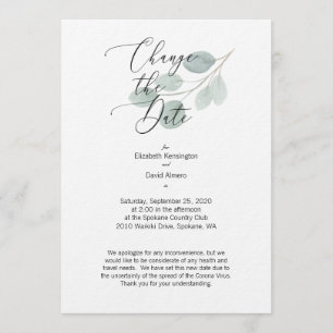 Modifier le Mariage de la carte de date