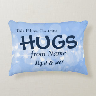 Modifier le nom et le texte Ce Coussin contient de