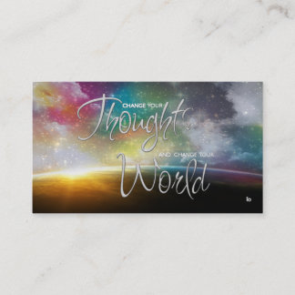 Modifier votre Carte de visite d'Affirmation de pe