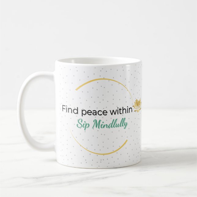 Modifier votre citation de l'esprit Café Mug (Gauche)