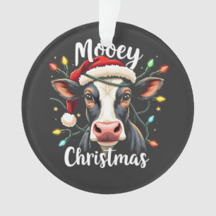 Moey Noël Funny Xmas Vache Amateurs de bétail