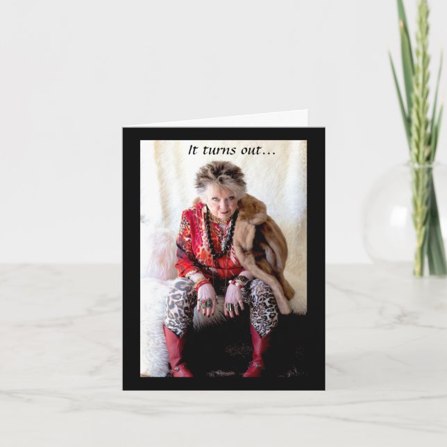 Moi amusant et une pinte de crème glacée carte (Devant)