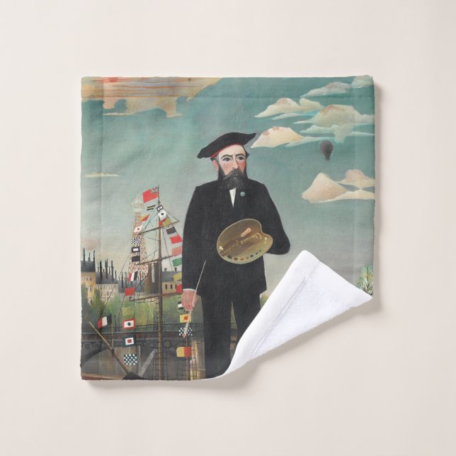 Moi-même : Portrait – Paysage, Henri Rousseau 1890 (Gant de toilette)